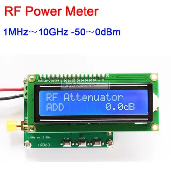 Digitaalne RF Power Meter 1MHz -10GHz -50 kuni 0dBm RF Signaali Mõõtmise Arvesti Moodul RF power sumbuvus väärtust on võimalik määrata,