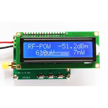 Digitaalne RF Power Meter 1MHz -10GHz -50 kuni 0dBm RF Signaali Mõõtmise Arvesti Moodul RF power sumbuvus väärtust on võimalik määrata,