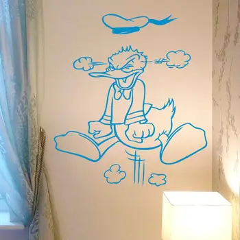 Disney Loominguline Uued angry piilupart Donald Kohandatud Lapsed Nimi baby seina kleebised lastele toad kodu kaunistamiseks seina kleebised