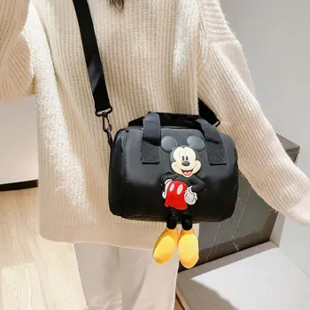 Disney miki hiir nailon laste messenger bag tüdruk poiss õlakott, cartoon käekott