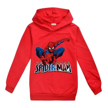 Disney Multikas Ämblikmees Laste Hupparit Dressipluus Lapsed Pullover Tops Poisid Tüdrukud 3D Spiderman Trükitud Riided, Kevadel Sügisel
