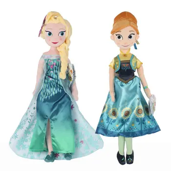 Disney printsess laste mänguasja nukk Külmutatud Elsa palus mänguasja nukk tüdruk beebi sünnipäeva kingitus palus täistopitud nukk Anna kid armas rag doll