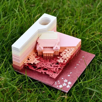 DIY Scrapbooking Omoshiroi Blokeerida 3D Mugavuse Kleebised Paberid Kaardi Käsitöö Jaapani Loominguline Stereoskoopiline märkmepaberi Raamat