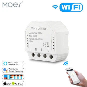 DIY Smart WiFi LED-Dimmer Lüliti Smart Life/Tuya APP puldiga 1/2 Viisil Lüliti Töötab Alexa Echo Google Kodu