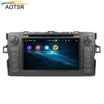 DSP 4+64 Android 9.0 Auto DVD Stereo Multimeedia juhtseade TOYOTA Auris 2010-BT Raadio GPS Navigation Video, Audio wifi kaart