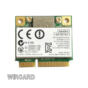Dual band 300Mbps Wifi AR5B22 Traadita Poole Mini PCI-E WLAN-2.4 G/5Ghz Wi-Fi + Bluetooth 4.0 COMBO Lan võrgukaart
