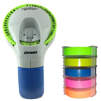 Dymo 12965 3D Reljeef Käsitsi Label Maker Dumo12965 Etiketi Printerid 9mm 3D Reljeef Silt Lindid