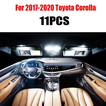 Eest 1998-2020 Toyota Corolla Valge auto tarvikud Canbus vigadeta LED Salongi Kerge Lugemine Kerge Komplekt Kaart Dome Litsentsi Lamp