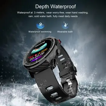 Eest SENBONO S10 Smart Watch Mehed Naised Sport Veekindel pulsikella ilmaennustust Vaadata Smartwatch Must/Punane