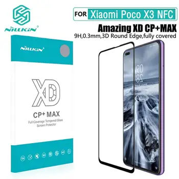 Eest Xiaomi Poco X3 NFC Karastatud Klaasist Ekraan Kaitsja Nillkin Täieliku Katvuse Selge Ohutuse kaitseklaas kohta POCO X3 Globaalne