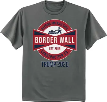 Ehitada Seina Trump 2020 MAGA T-särk, Tee America Suurepärane Taas Piirivalve kass windbreaker Mops tshirt Trump higi sporter