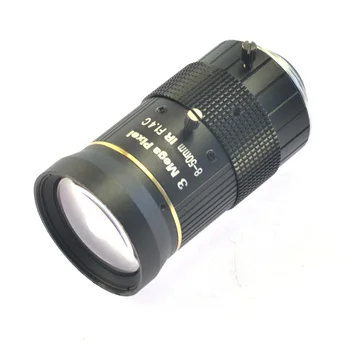 Ei moonuta Tööstus Mikroskoobi Objektiivi Suur vaateväljas 3,0 MP Käsitsi IRIS Zoom fookusega Objektiiv 8-50mm CS C Mount Objektiiv