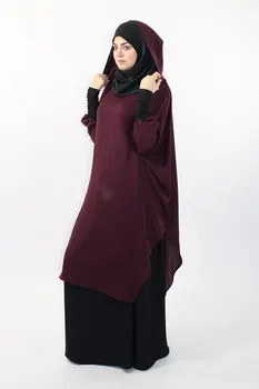 Eid Kapuutsiga Moslemi Naiste Hijab Kleit Palve Rõivas, Pikk Khimar Jilbab Abaya Täielikult Katta Ramadan Kleit Abayas Islami Burka Niqab