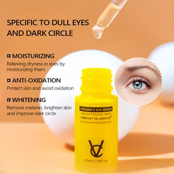 ELAV GLAMUURI C-Vitamiini Eye Serum Valgendamine Heledaks Anti-Aging Eemaldada Tumedad Ringid Kaob Trahvi Read Anti-Wrinkle Skin Care