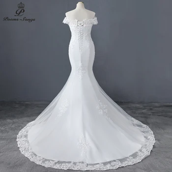 Elegantne merineitsi pulm kleit 2020wedding hommikumantlid, abielu, pruudi kleit vestidos de novia rüü de mariee suknia ślubna valge kleit