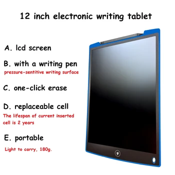 Elektroonilise Kirjalikult Tablett Digitaalne Joonistamine Tablett Käsikiri Padjad Kaasaskantav Tahvelarvuti Juhatuse ultra-õhuke joonestuslaud Pen