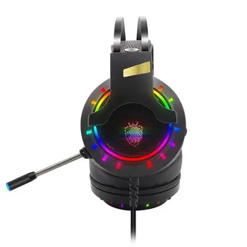 Elukutse Gaming Headset Sügav Bass Mäng Kõrvaklapid Mikrofoniga Arvuti Gamer 3.5/7.1 Channel USB