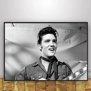 Elvis presley laulja ja muusik Siidist Kangast Plakat Ja Print Seina Art Pilt Maali Home Decor
