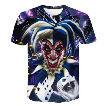 Enesetapp Meeskonda Mehed Naised HAHA T-Särk 3D Print Joker Särgi Suvel O-Kaeluse Vabaaja Top Tee tshirt streetwear t-särk