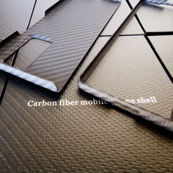 ENMOV Matt Tuli Päris Carbon Fiber Puhul Samsung Galaxy Z Fold2 süsinikkiust Põrutuskindel Z Fold2 Katab Matt Must