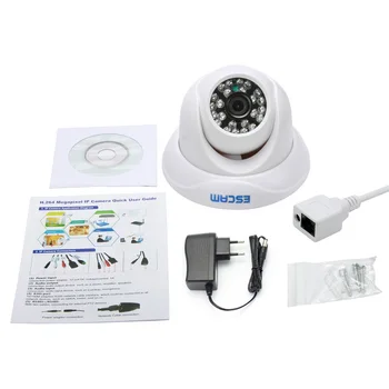 Escam Tigu QD500 onvif siseruumides väljas kaamera p2p hd turvalisuse kaamera privaatsust varjata ja öise nägemise kaamera fuction