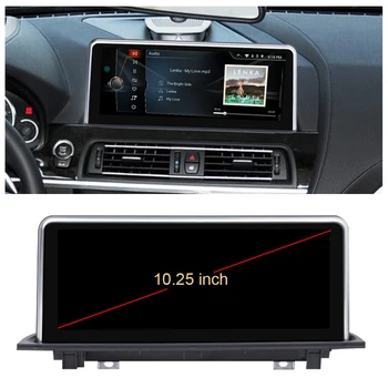 Eunavi Android 6.0 autoraadio Stereo GPS-Navi-Multimeedia mängija BMW X1 Seeria F48 NBT(6P) 2016 2017 WIFI 4G 10.25