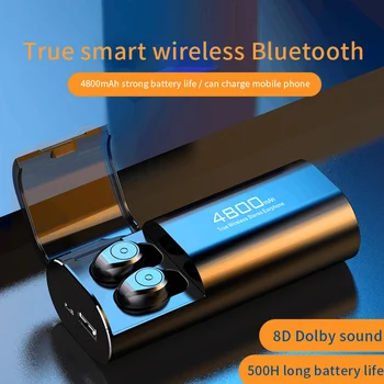 F9 TWS 5.0 Bluetooth-Earbuds Kõrvaklapid Traadita Sõrmejälje Touch Control Kõrva Sport Kõrvaklapid Peakomplekti Mängude Earbuds 2021