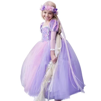 Fantaasia Printsess Kostüüm Tüdruk Printsess Kleit Kid Halloween Cosplay Kleit Pulm, Sünnipäev Kleidid vestido natal
