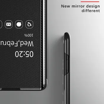 Flip Peegel Smart Akna Puhul Samsung Galaxy A30 A50 A70 Clear View Kate Samsung S8 S9 S10 Pluss S7 A10 M10 Lisa 8 9 10