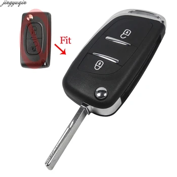Flip Remote Auto Key Shell Remondil Citroen Berlingo C3 C4 C5 C6 Xsara Picasso Peugeot 307 308 407 408 607 Partner CE0536 2/3BTN