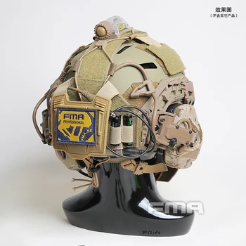 FMA Taktikaline Universaalne kiiver kate Multifunktsionaalne Aku Omanik Helmet Tasakaalustatud Kott Pouch TB1368 BK/DE