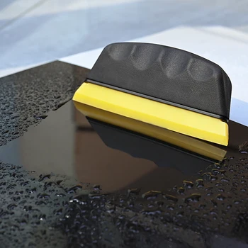 FOSHIO Vinüül Cleaning Tool Akna Film Tint Kaabits Kummist Tera Auto Klaas Vett lumelabidas Jää Kaabitsaga Kiletamine Carbon Tööriist