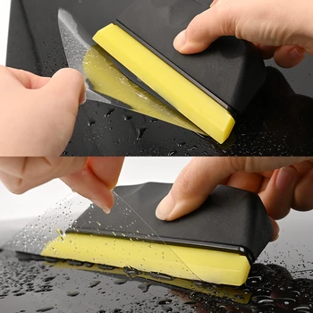 FOSHIO Vinüül Cleaning Tool Akna Film Tint Kaabits Kummist Tera Auto Klaas Vett lumelabidas Jää Kaabitsaga Kiletamine Carbon Tööriist