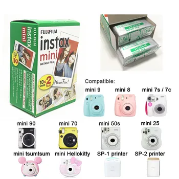 Fujifilm Instax Mini Film 10 20 30 40 50 60 80 100 lehte 3-tolline mini 9 Polaroid FUJI Vahetu Kaamera Foto Mini 9 8 7s 70 90