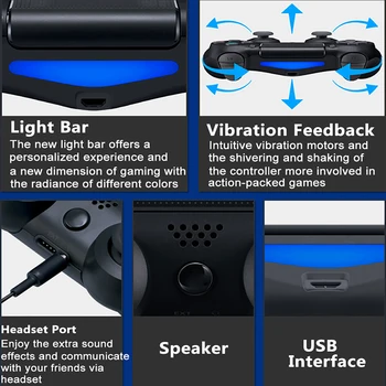 Gamepad Jaoks PS4 Töötleja Android Telefon Gamepad For PC 4 Dualshock Juhtnuppu puldiga PS4 Traadita Bluetooth-Kontroller