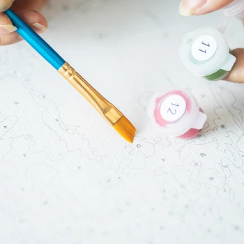 GATYZTORY Mere Maastiku DIY Õli Värvimine poolt Numbrid Käsitsi valmistatud Ainulaadne Kingitus Lapsele Kaasaegne Seina Art Home Decor