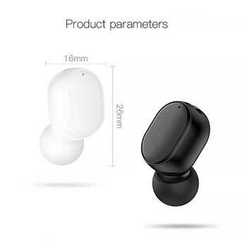 Gertong Armas Single In-ear Earbuds S8 5.0 Kõrvaklapid iPhone Samsung Huawei Xiaomi Hifi Heli Kvaliteet Intelligent Touch Earset