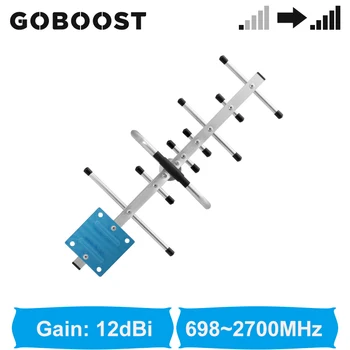 GOBOOST Antenni Komplekt Cellular Võimendi 2g 3g 4g Täielik Bänd Väljas Yagi Antenn 10M Kaabel Sise-Lagi Antenn