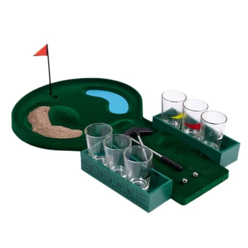 Golf Joomine Mäng Pool lauamänge Baar Lõbus Golf Juhatus on 6 Klaasi Uudsus Mänguasi Juua