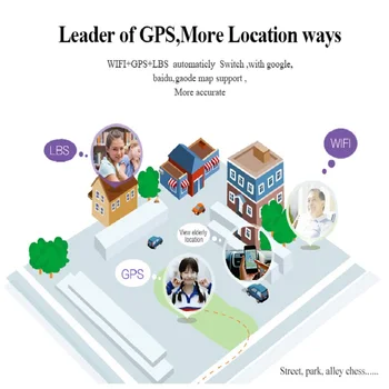 GPS Tracker Eakate Lapsed Smart Watch Tracker Ohutus Anti-kadunud Lokaator Wifi GPS LBS Jälgimise SOS Hädaabi Kõne Ja Alarm