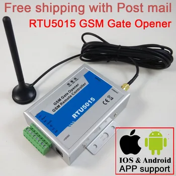 GSM SMS Värava Avaja RTU5015 Mobiiltelefoni kaugjuhtimise Lüliti QUAD band 850/900/1800/1900 MHz Tasuta kohaletoimetamine Uus CL1-GSM app