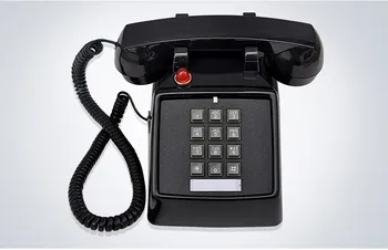 HA(25)T(1) Antiikne Dekoratiivsed telefonid Klassikalise fikseeritud lauatelefoni Metallist kelluke