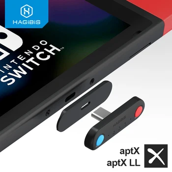 Hagibis Bluetooth Saatja Nintendo Lülitage Bluetooth-funktsioon 5.0 Juhtmeta heliadapteri APTX LL tarvikud Lüliti Lite PS4