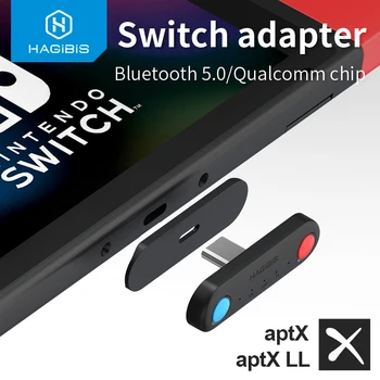 Hagibis Bluetooth Saatja Nintendo Lülitage Bluetooth-funktsioon 5.0 Juhtmeta heliadapteri APTX LL tarvikud Lüliti Lite PS4