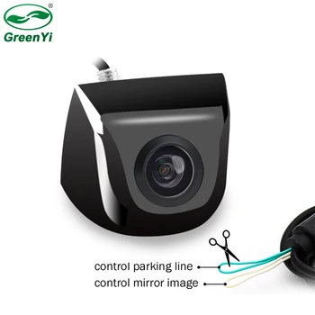 HD 3 Klaasi Lens Rotatsiooni Parkimine Kaamera Esiküljel tahavaate Kaamera LCD TFT Parkimine Monitor Saab Muuta Parkimine Rida