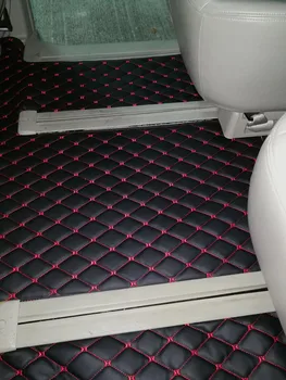 Hea kvaliteet! Custom täielik komplekt auto põranda matid Parempoolse rooliga Toyota Noah R60 R70 2013-2001 7 8 istekohta, veekindel auto vaibad