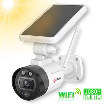 Hfwvision päikese kaamera, wifi, cctv kaamera päikese patarei jõul Valve kaamera security beveiligings kaamera buite wifi