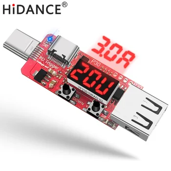 HiDANCE PD-protokolli tüüp-c laadija PD2.0 automaatse pinge detektor 5V9V12V15V20V jaoks xiaomi PD laadija vallandada Fikseeritud pinge