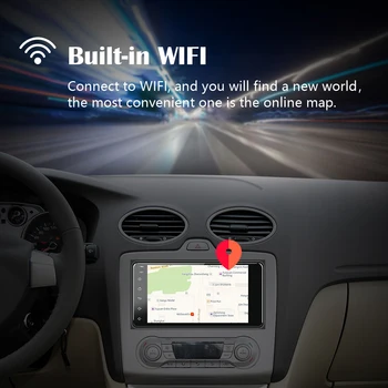 Hikity 2din Auto Multimeedia Mängija, GPS 2Din Android Audio Stereo Raadio, Wifi, Toyota Corolla et rikuti CROWN CAMRY HIACE NIMETAMINE RAV4