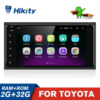 Hikity 2din Auto Multimeedia Mängija, GPS 2Din Android Audio Stereo Raadio, Wifi, Toyota Corolla et rikuti CROWN CAMRY HIACE NIMETAMINE RAV4